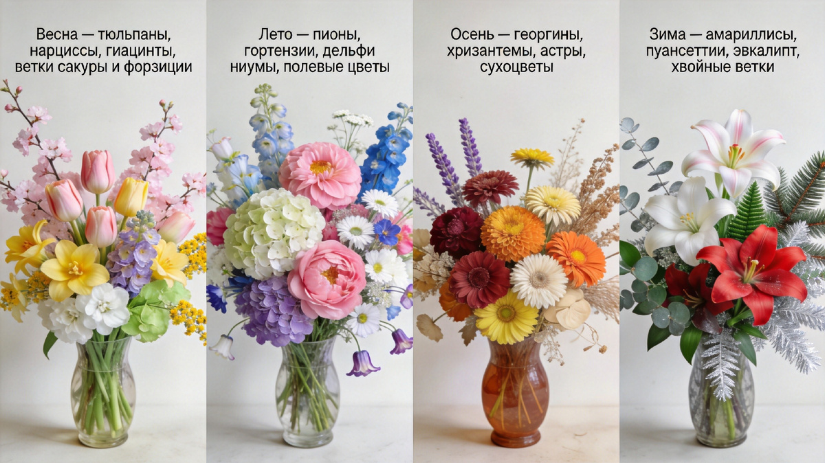 Сезонные цветы