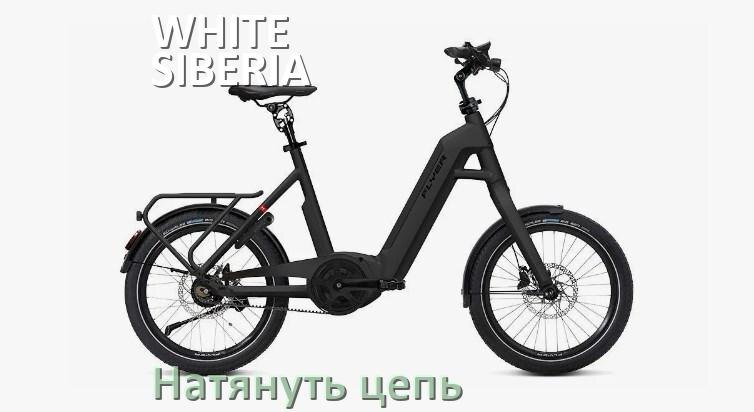 
Как натянуть цепь на электровелосипеде WHITE SIBERIA правильно