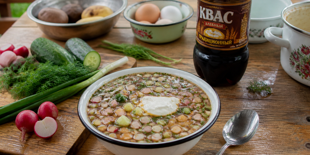 Окрошка на квасе - классика, которую хочется снова