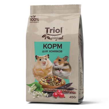 На фото – корм для хомяков из серии Triol Original