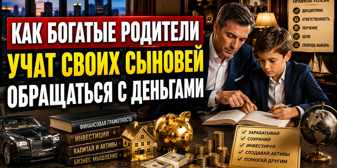 Богатые отцы не дают деньги. Они дают кое-что важнее