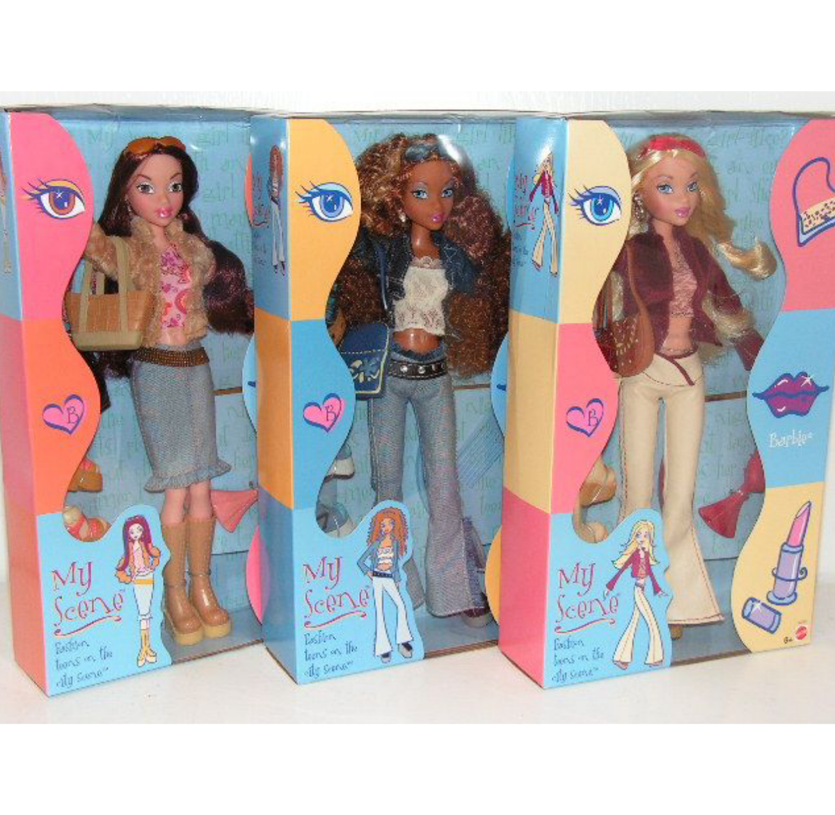 My Scene First Collection/First Edition Chelsea, Madison, Barbie (2002) 