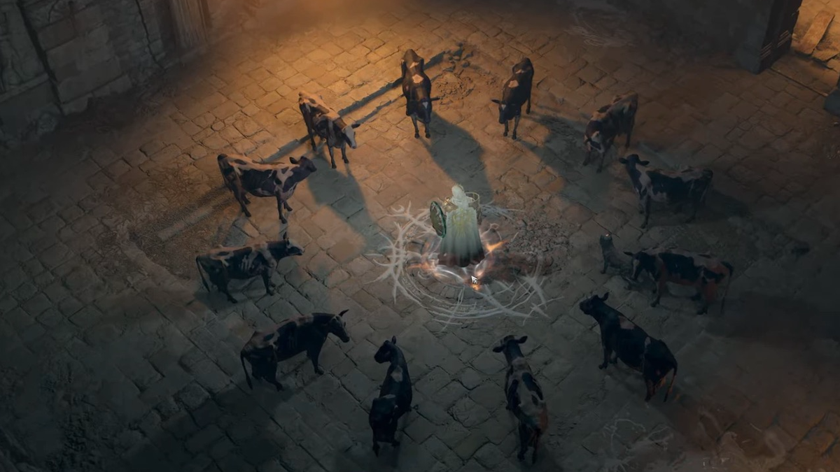 В Diablo 4 нашли секретный коровий уровень