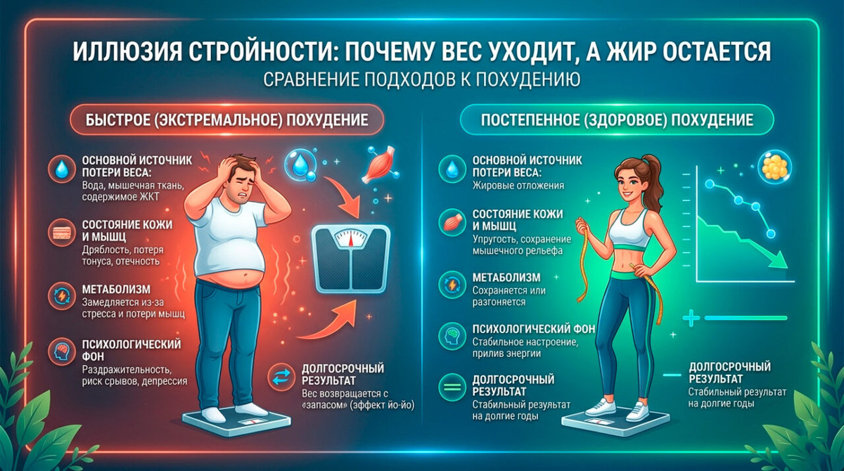 Почему при похудении уходит вес, а не жир: главные ошибки Дмитрий Петров📷
