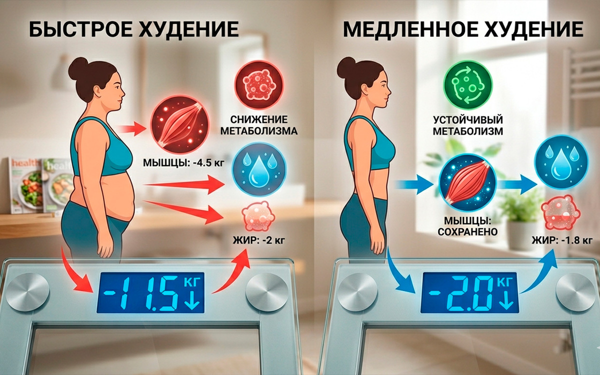 Почему при похудении уходит вес, а не жир: главные ошибки Дмитрий Петров📷
