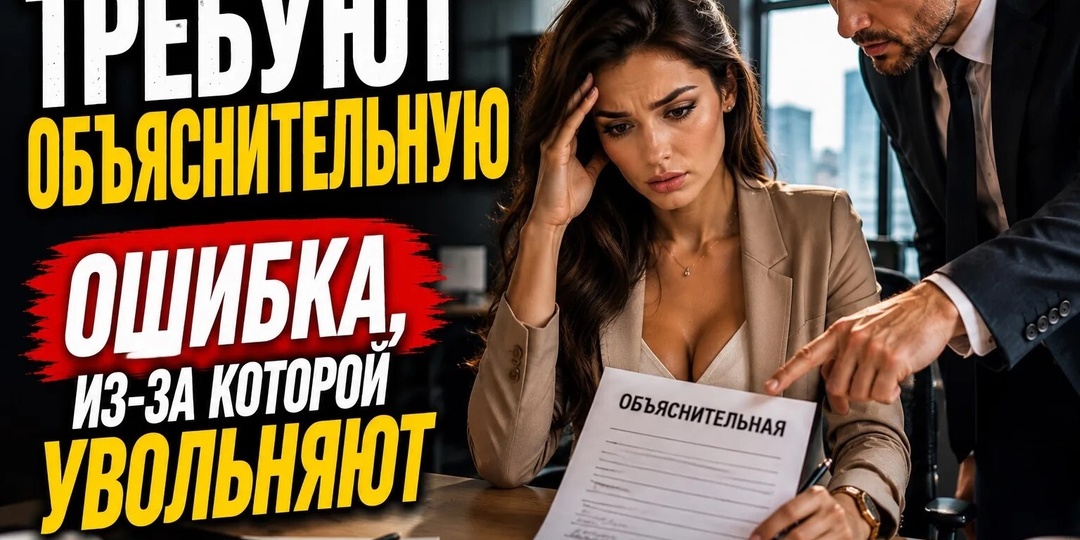 Требуют объяснительную на работе. Ошибка, из-за которой вас могут уволить