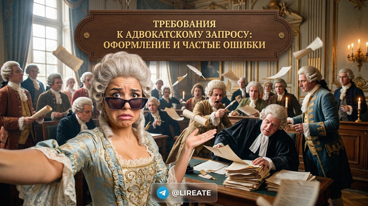    Обзор требований к оформлению адвокатского запроса и распространённых ошибок Лирейт
