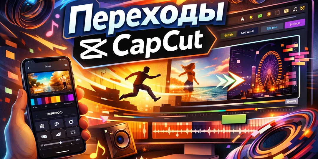 Переходы в CapCut: как сделать плавные, крутые и трендовые видео