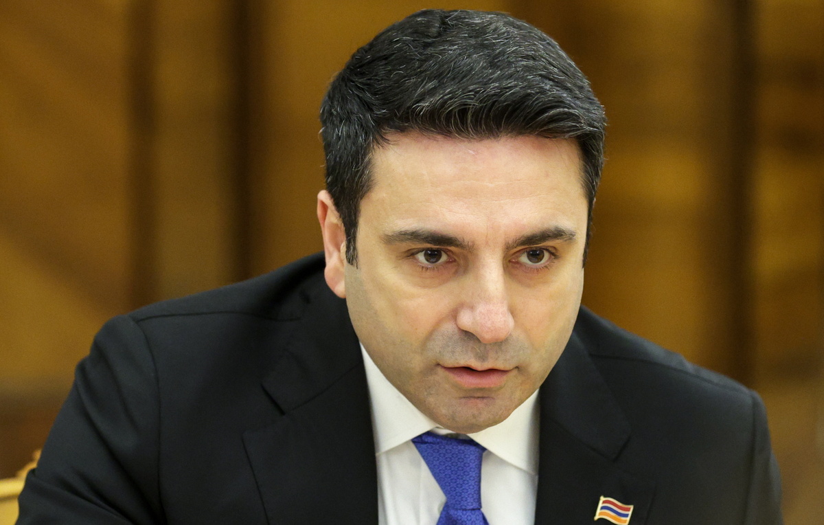    Председатель парламента Армении Ален Симонян  Михаил Синицын/ТАСС