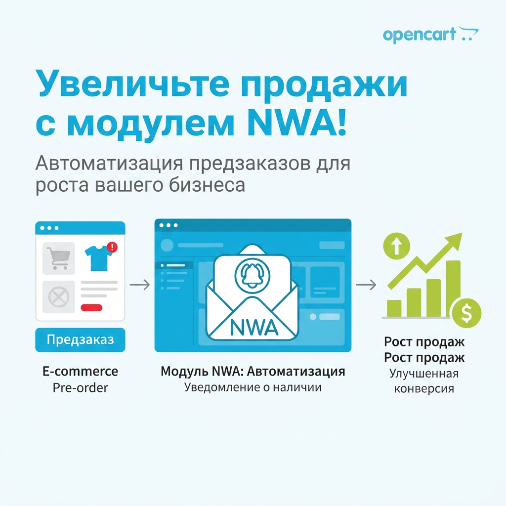    Узнайте, как улучшить продажи с модулем NWA для предзаказов