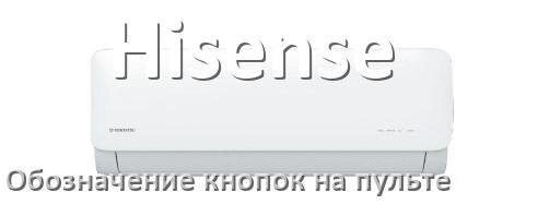 
Кондиционер Hisense значение кнопок на пульте Mode, Eco, AUH