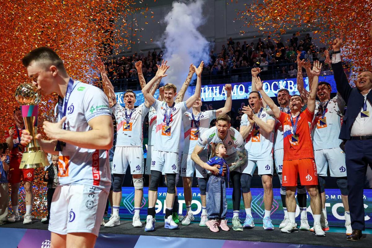 Динамо на чемпионате России по волейболу