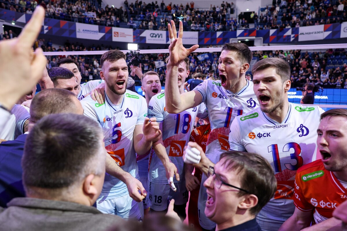 Динамо на чемпионате России по волейболу