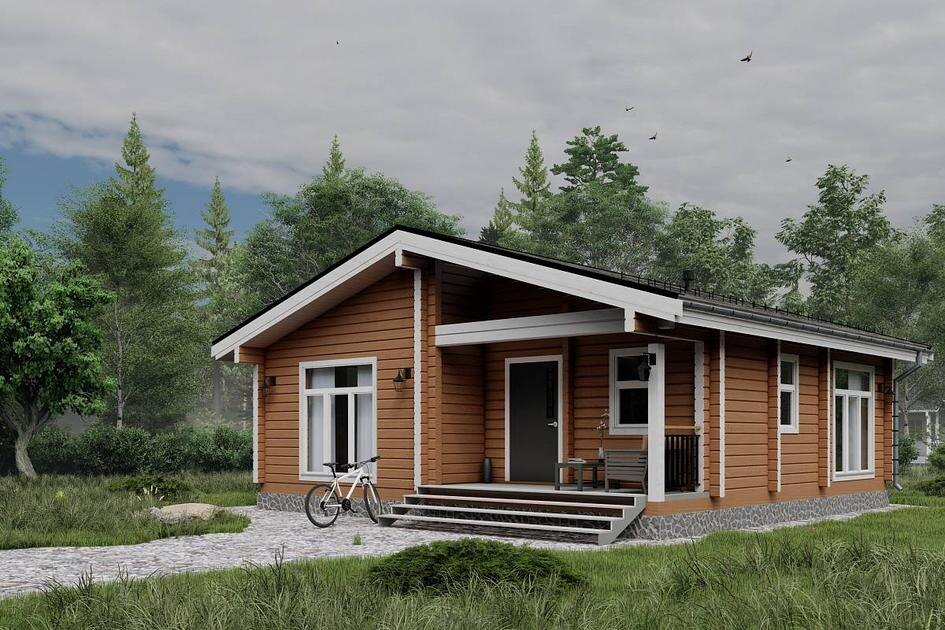 Проект "Еловый" - 81 м². Стоимость строительства - от 6 693 000 ₽