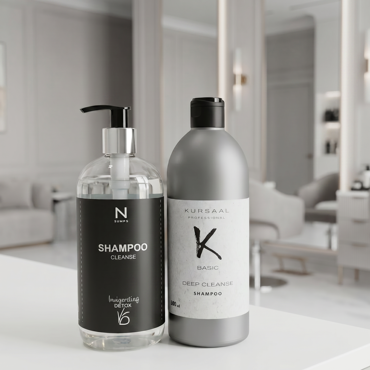   Pure Elements Detox Deep Cleanse шампунь и KURSAAL Deep Cleanse шампунь