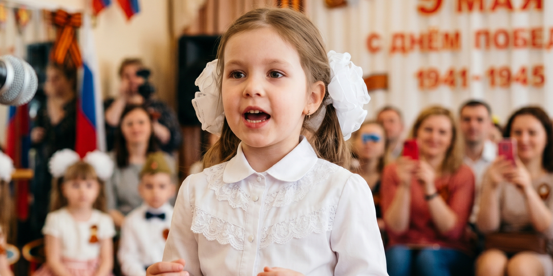 Короткие стихи к 9 Мая для детского сада: что легко выучить с малышом
