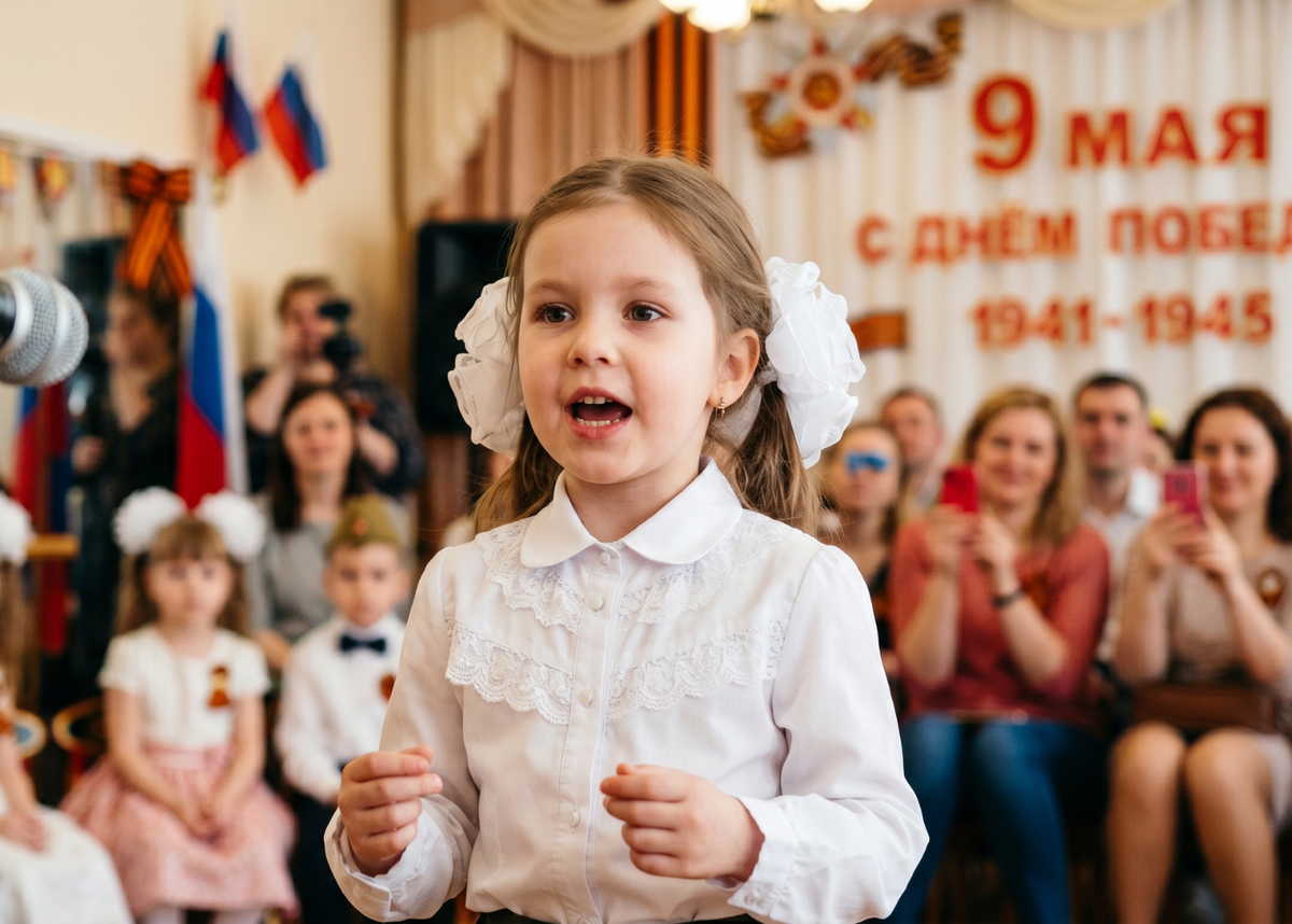 Стих к 9 мая для детей