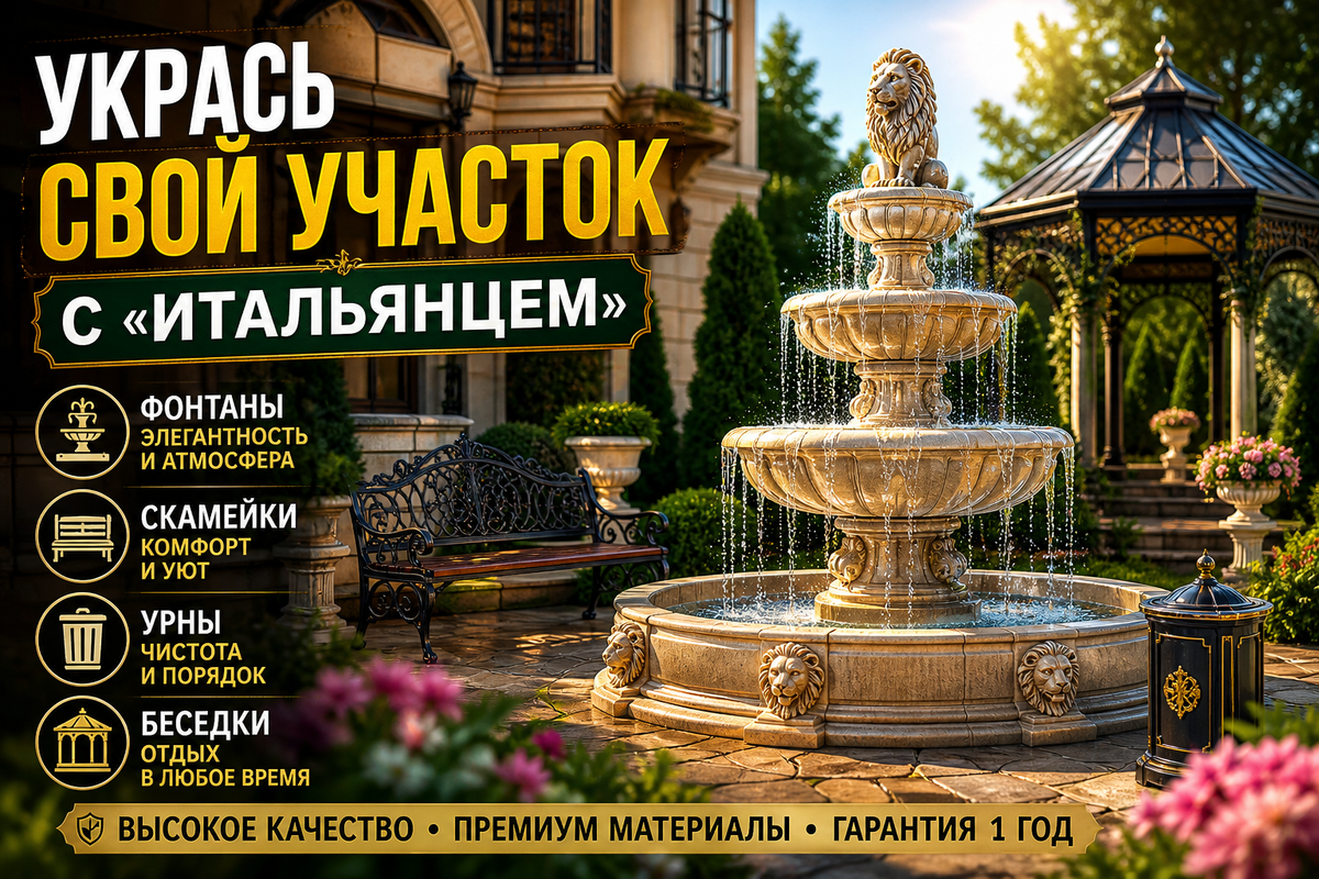 Укрась свой участок с «Итальянцем»: как сделать премиальный ландшафт без хаоса и лишних затрат