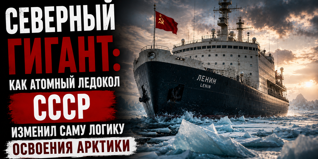 Северный гигант: как атомный ледокол СССР изменил саму логику освоения Арктики