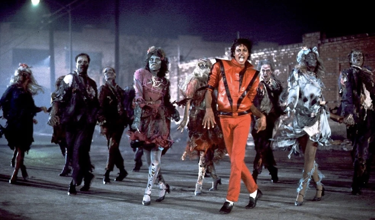 Кадр из клипа Michael Jackson – Thriller (1983)