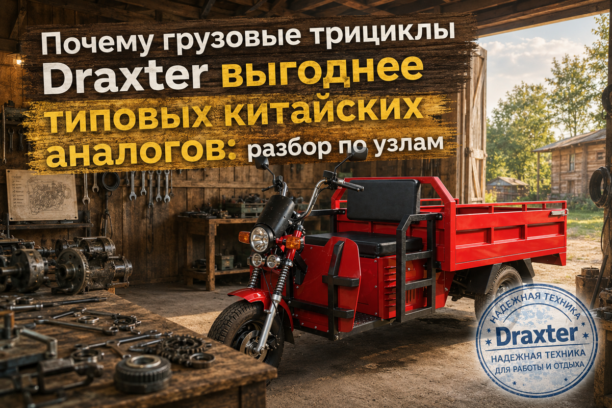 Грузовой трицикл Draxter, Станкопромгрупп