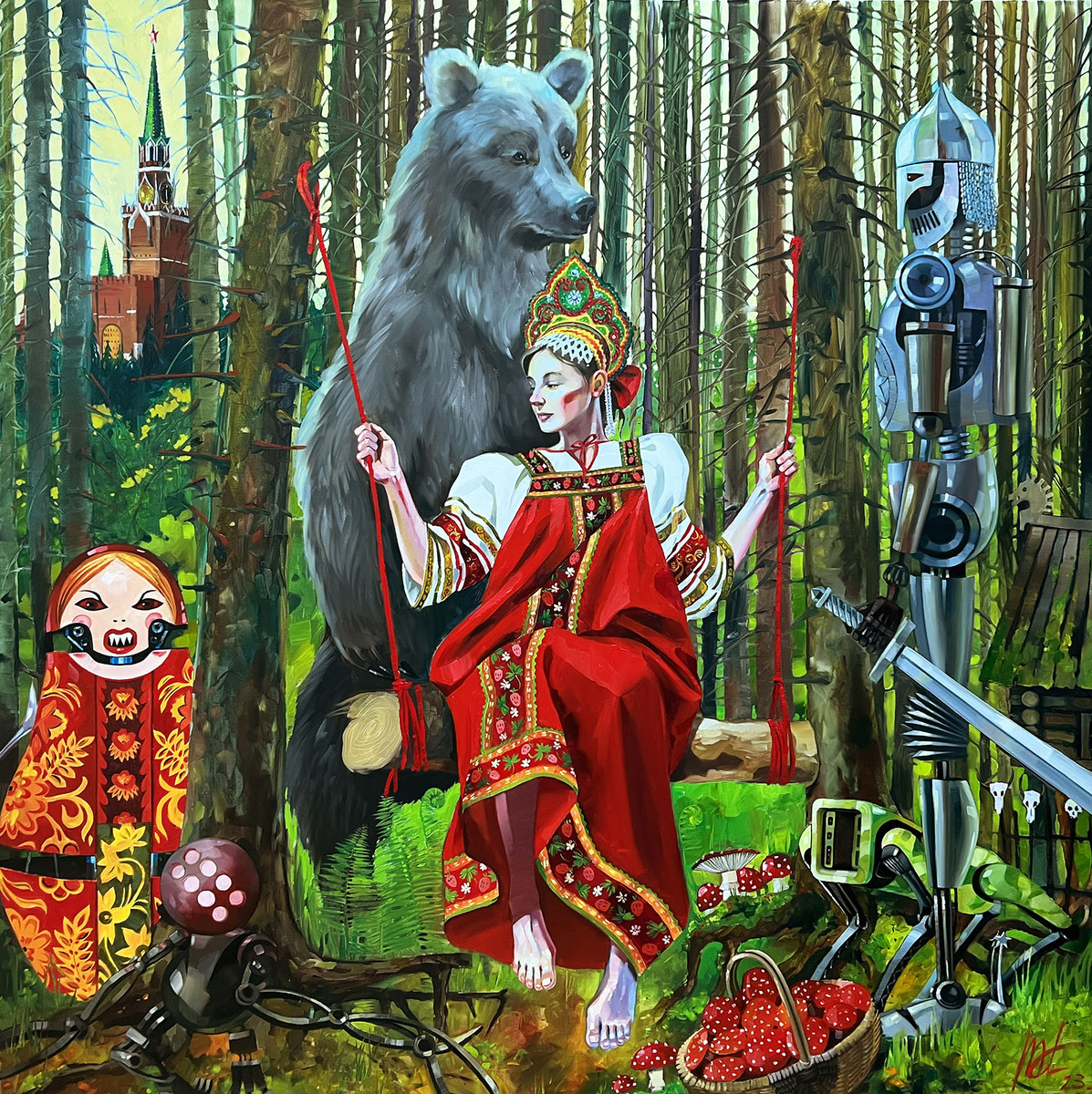 Cosmic Dream caused by Russian fairytales, Draft, Atomic Heart a Second Before Awakening, Марина Федорова