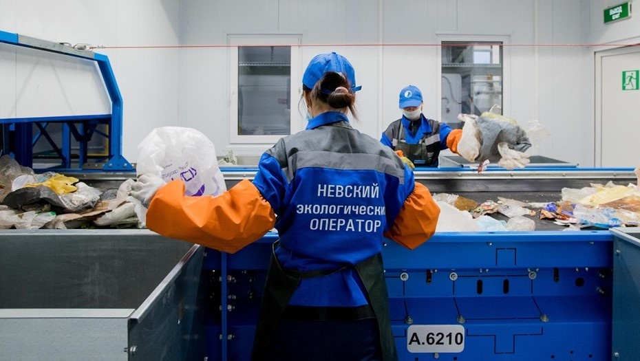    Пуск оборудования комплекса по переработке отходов "Волхонка". Автор фото: Сергей Ермохин/"ДП"