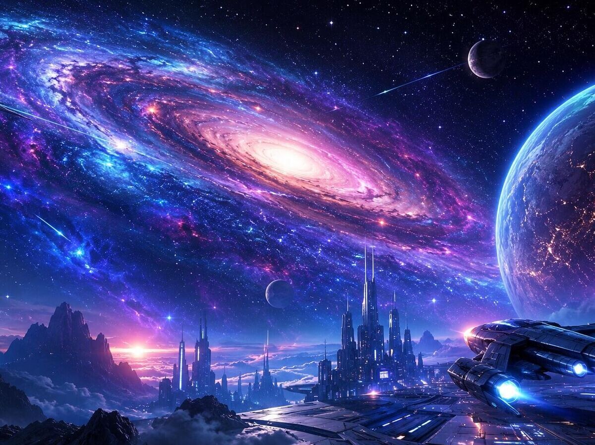    Галактика | © РИА Новости / Сгенерировано искусственным интеллектом