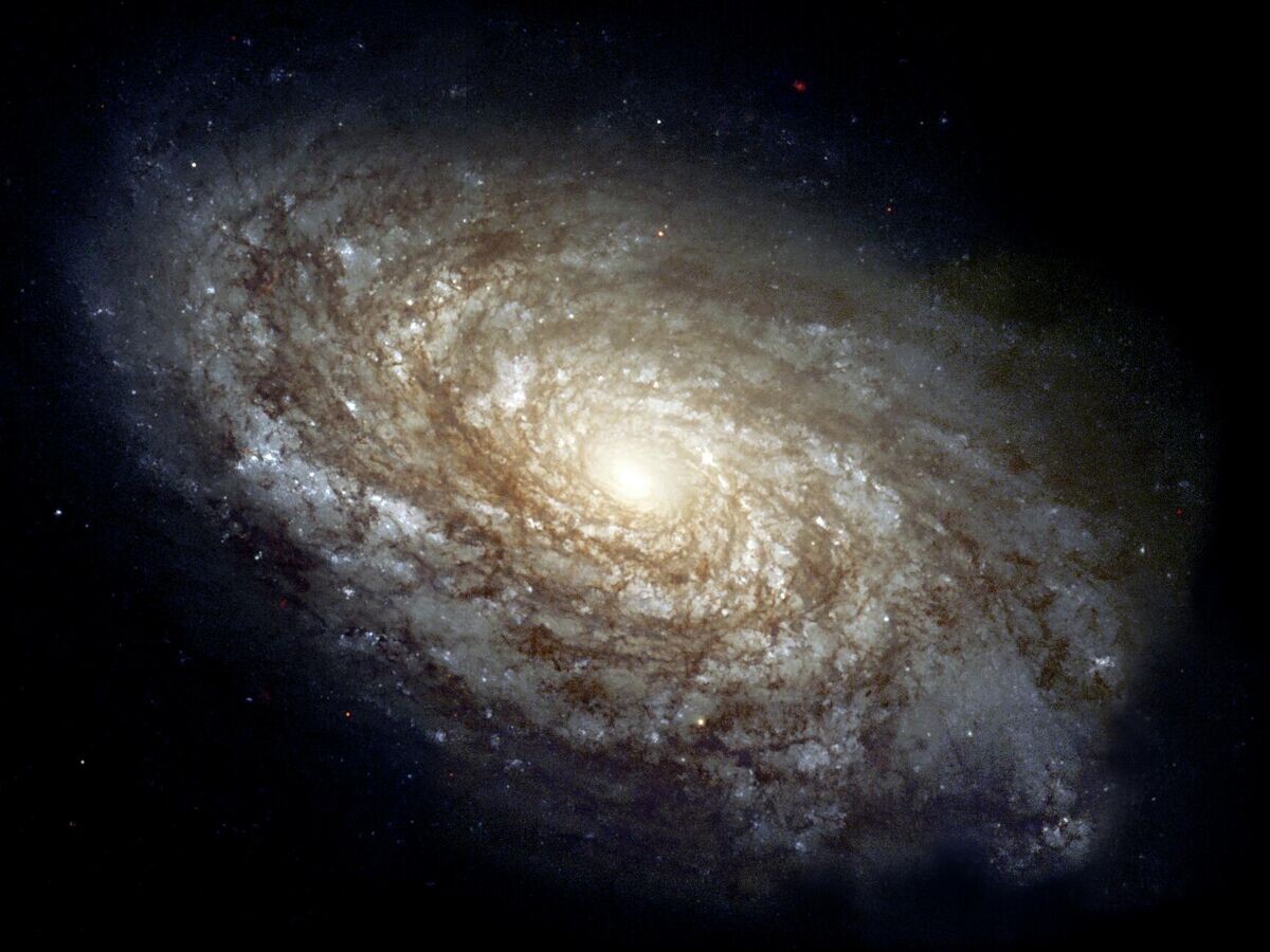    NGC 4414, спиральная галактика из созвездия Волосы Вероники | © Public domain