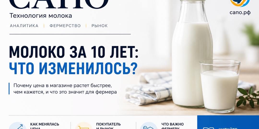 Как изменилась стоимость молока за 10 лет