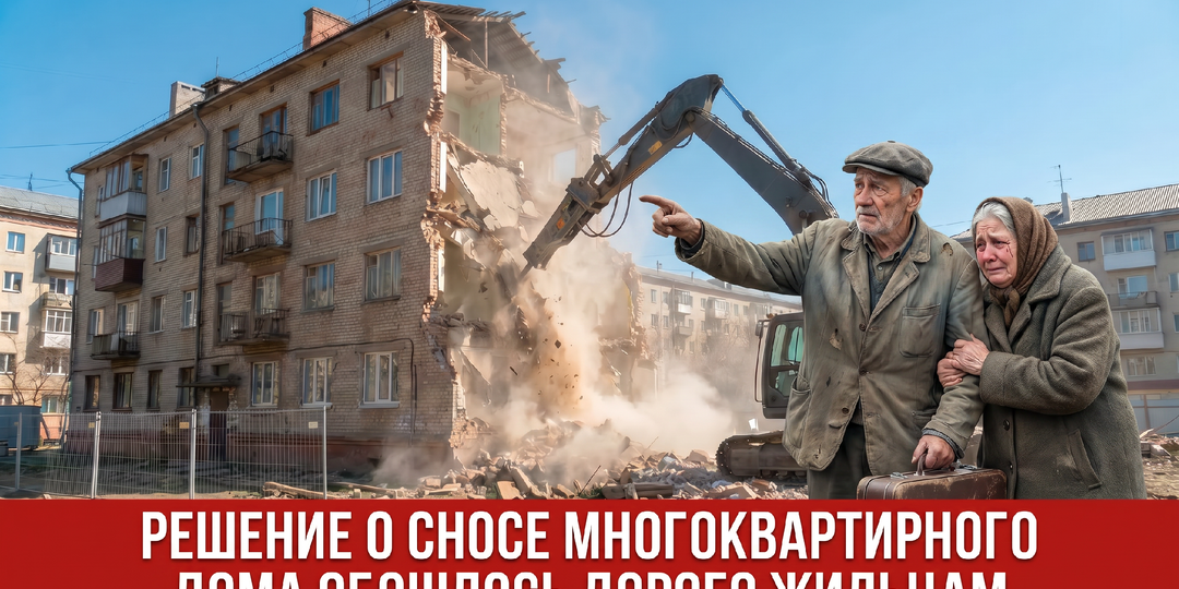 Решение о сносе многоквартирного дома обошлось дорого жильцам