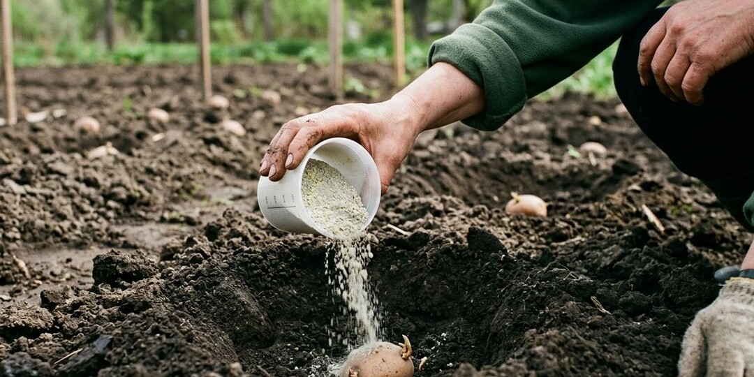 Что положить в лунку при посадке картофеля чтобы защитить от проволочника?