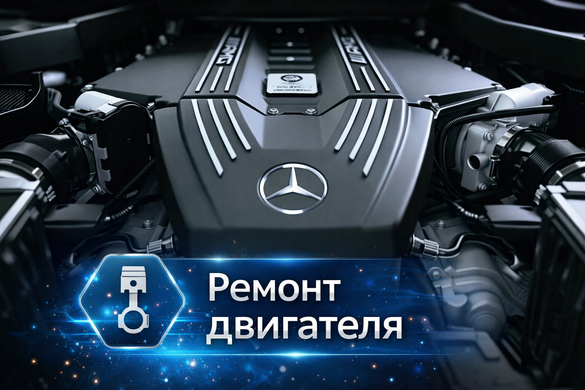 Ремонт двигателя Мерседес в Москве