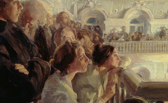 Зрители в театре. Источник: wikipedia.org