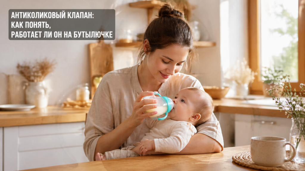    Инструкция по проверке антиколикового клапана на бутылочке. Kunder