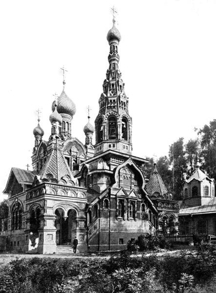 Единоверческая церковь Преподобной Марии, 1895—1898 г.г., арх. Н. Н. Никонов, закрыта и снесена в 1929 году. Картинка Яндекс.