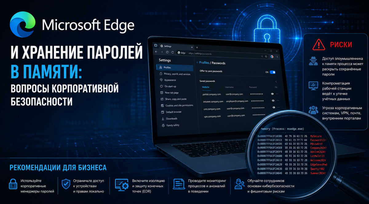 Как работает хранение секретов в браузере