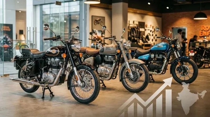 Royal Enfield бьет рекорды: 1,2 миллиона мотоциклов за год!