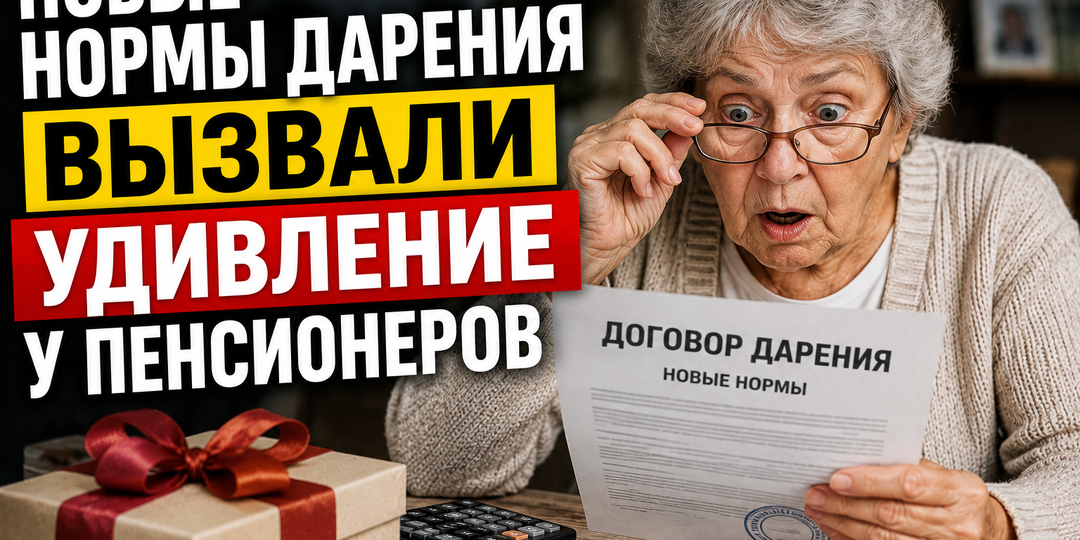 Новые нормы дарения вызвали удивление у пенсионеров.