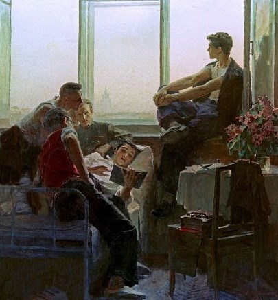 1957–1959, Бельцы–Москва. Рассказ из жизни (продолжение) / Илл.: Художник Сергей Шильников. "Студенты"