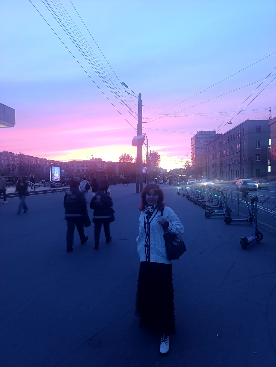 Автор вечером 6 мая. 