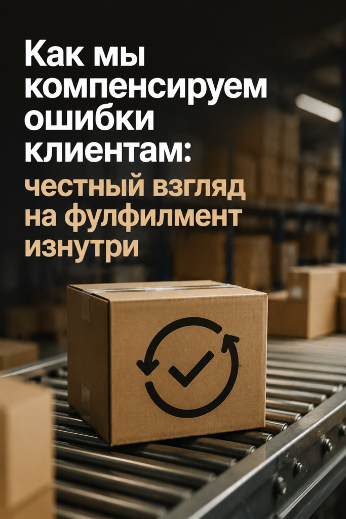    Как мы компенсируем ошибки: честный взгляд на фулфилмент изнутри. В КМК Фулфилмент отзывы клиентов — наш главный цензор. Мы внедрили прозрачную систему компенсации потерь при порче или недостаче. Наш склад для селлеров гарантирует надежный фулфилмент: Москва отзывы подтверждают честность. Заказывая услуги фулфилмента у нас, вы защищены договором. Ксения Курьякова