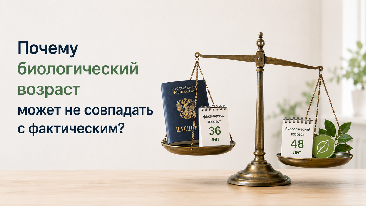 Почему биологический возраст может не совпадать с фактическим: что показывает диагностика  «Лотос-Оникс» 