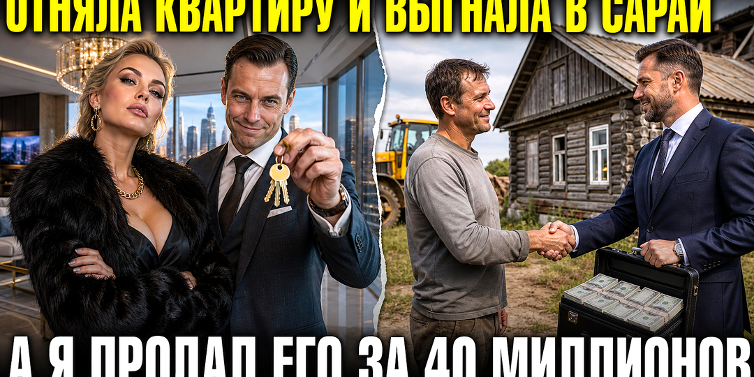 «Выметайся в свой сарай!» — смеялась сестра, забирая мамину квартиру. Вчера её выселили приставы, а я продал этот «сарай» за 40 миллионов.
