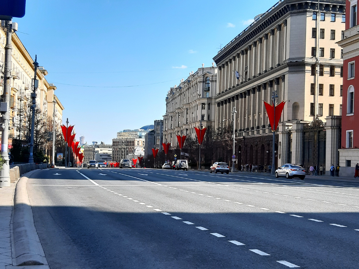 Москва к 9 маю 2026 готова. Прогулка по центру столицы. Тверская улица.