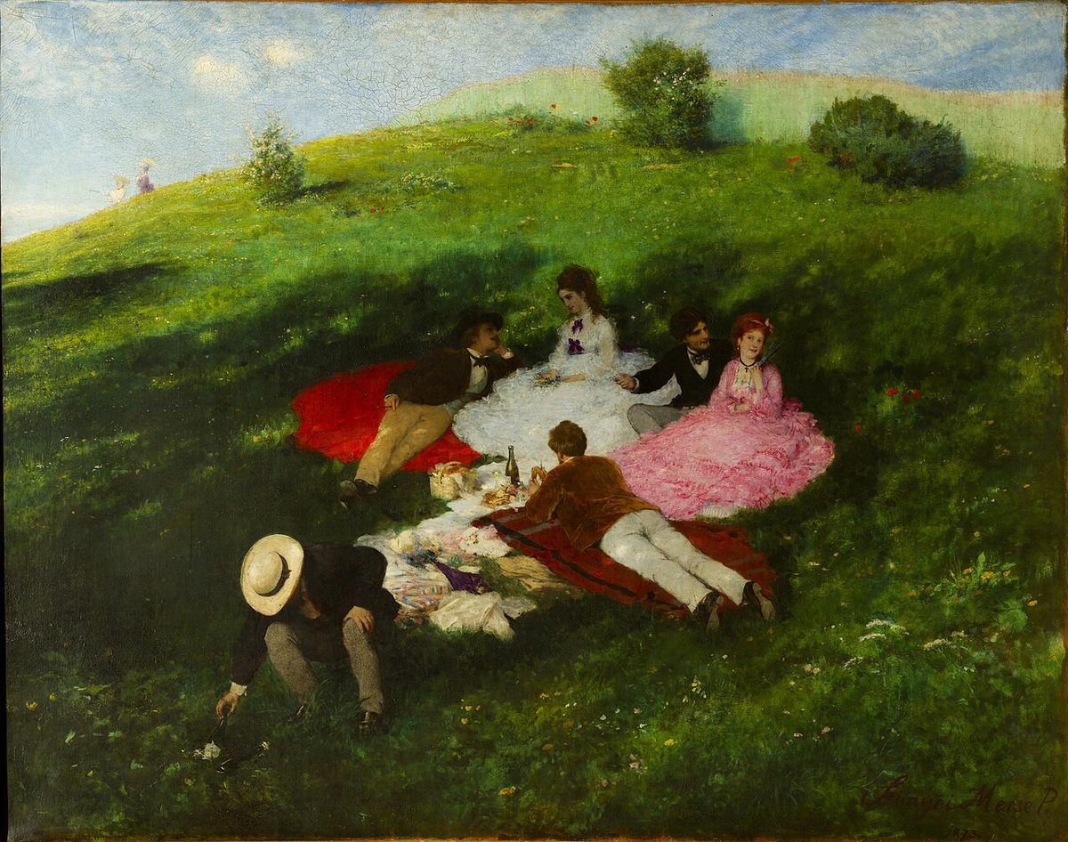 «Пикник в мае» (1873), Венгерская национальная галерея