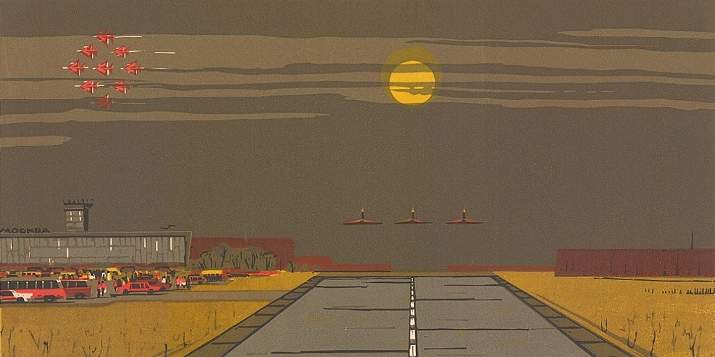В. Г. Колосков.  Утро перед парадом. 1971