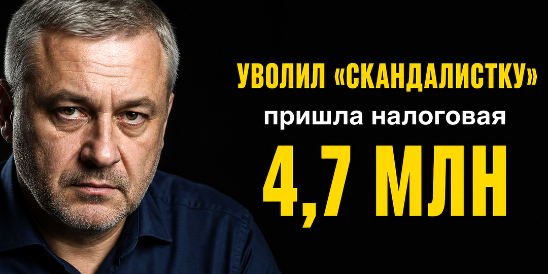 Я уволил главбуха за скандальность. Через месяц пришла налоговая. Оказалось, она три года молча спасала меня от штрафа в 4,7 млн