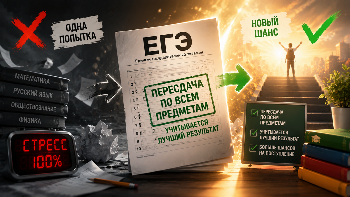 пересдача егэ 2026 россия, егэ можно пересдать по всем предметам, новые правила егэ обсуждение, стресс школьников экзамены, изменения егэ россия, лучший результат егэ пересдача, сколько попыток егэ будет, новости образования россия, нагрузка выпускников экзамены, подготовка к егэ школьники, школьная система изменения, как снизить стресс перед егэ, онлайн школа SkillUp24 подготовка к егэ онлайн, репетитор онлайн для школьников, повышение баллов егэ дистанционно