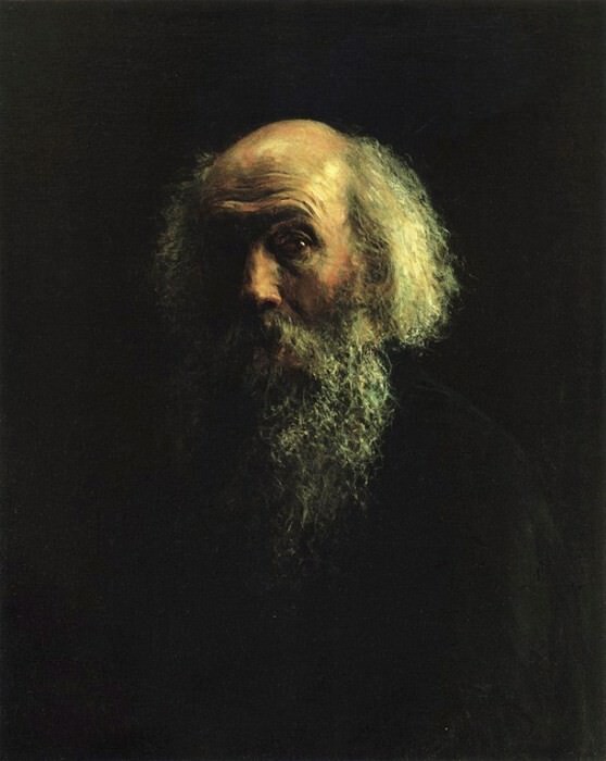 Н. Н. Ге «Автопортрет», 1892 – 1893 годы. Холст, масло. Размеры: 69,5 х 52,5 см. Фото картины взято из открытого источника.

